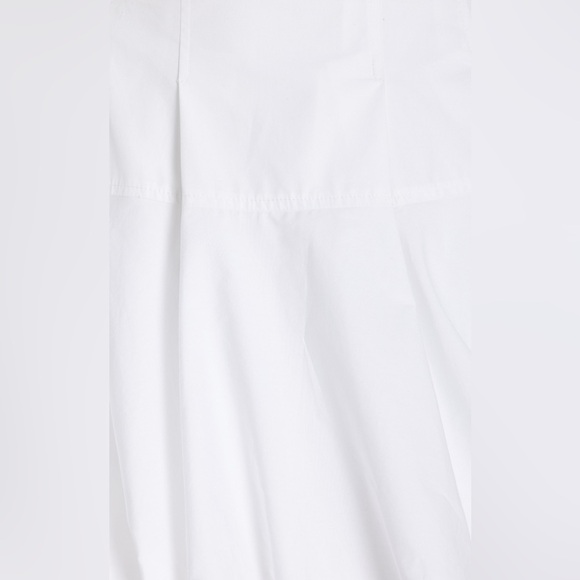 NWOT SIMKHAI Juni Bubble-Hem Cotton-Blend Corset Mini Dress white - Picture 14 of 14